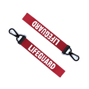LIFEGUARD Sleutelhanger Sleutelhanger Bagage Tag Rits Pull Bag redder hulpdiensten Sleutelhanger