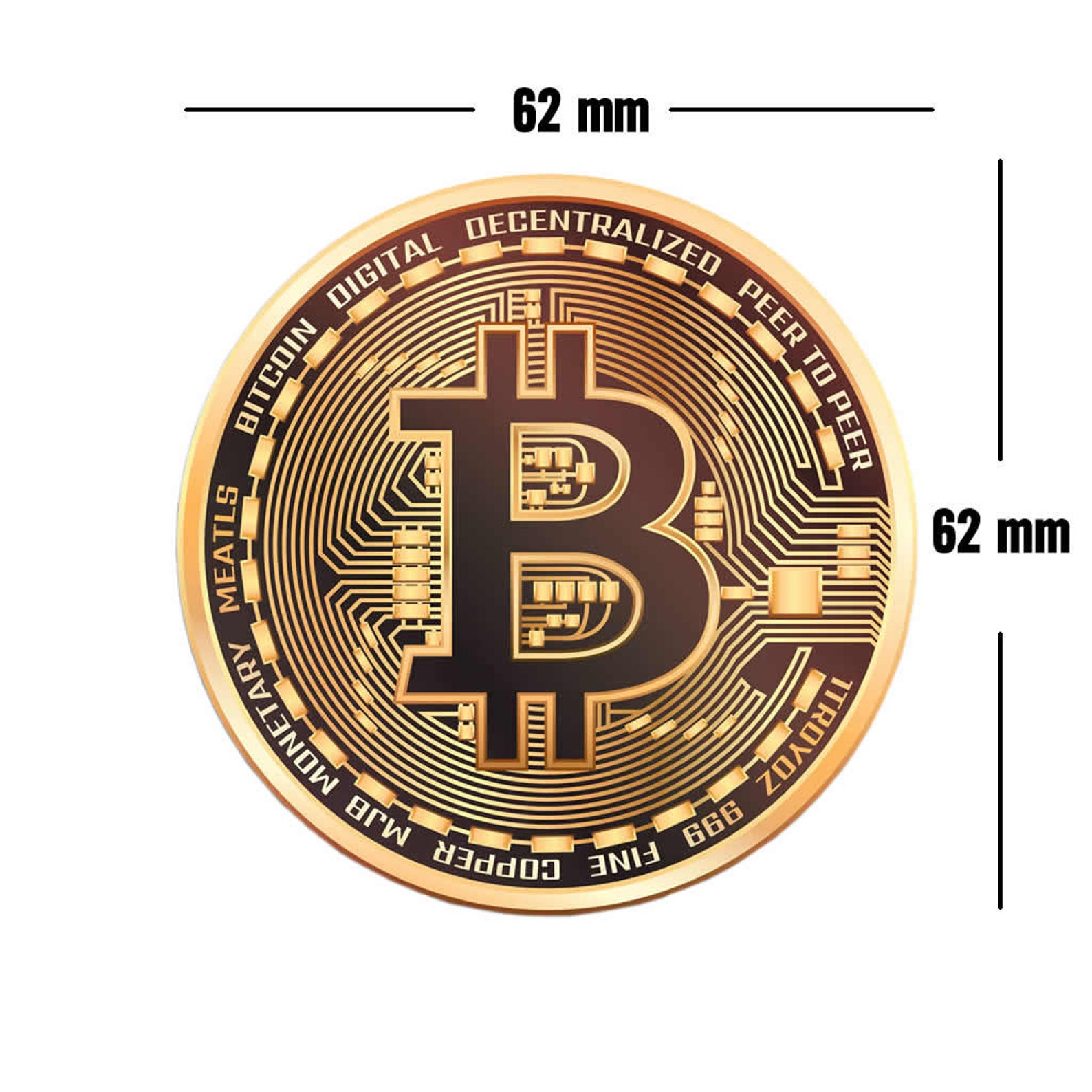 Bitcoin Iron on Screen Print Transfers for Fabrics Washable Crypto ...