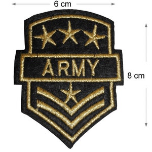 Patch Militare Ricamato Da Cucire/stirare - Chevrons Stella Mimetico, Esercito Britannico