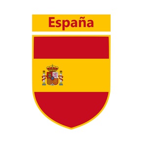 Spain Team Crest SVG png dxf eps file format Instant Download the Spanish Flag
