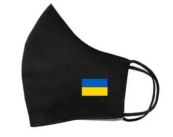 Ukraine FLAG Mask Protective Covering Washable Reusable Breathable Ukrainian Flag