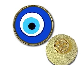 Evil Eye Metal pins badge Greek evil eye badges