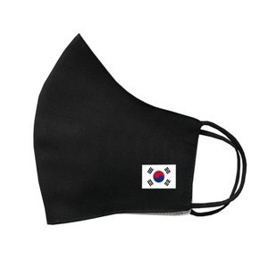 Drapeau coréen Masque Couvrant Lavable Réutilisable Respirant Corée du Sud