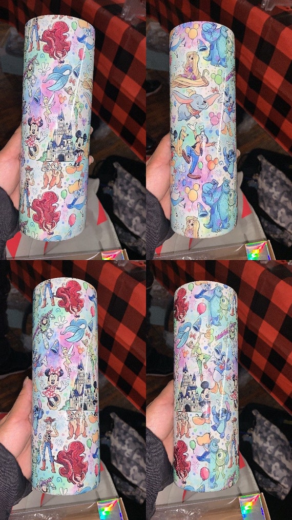 Disney characters tumbler