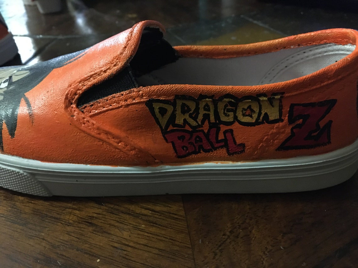 Dragon Ball Z Hand Painted Shoes | Etsy