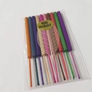 Mini Fragrance Incenses 1 Pack (8 colorful incenses)