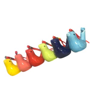 Ceramic Water Whistle Bird