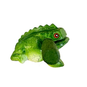 2&quot; Small Green Tree Frog Musical  Percussion Instrument