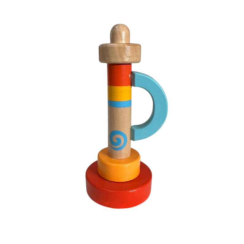 Wooden Tower Flute – Colorful Musical Toy image 2