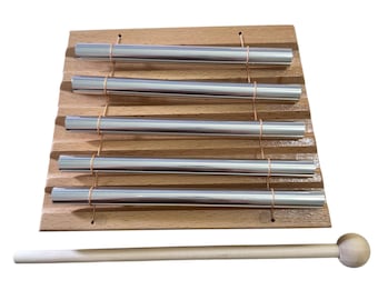 Handmade 5-Tone Musical Instrument - Sound Healing Meditation Tool