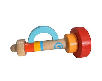 Wooden Tower Flute – Colorful Musical Toy