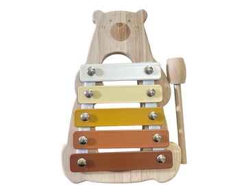 Wooden Bear Xylophone Toy