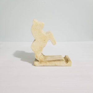 Wooden Standing Horse Phone Stand