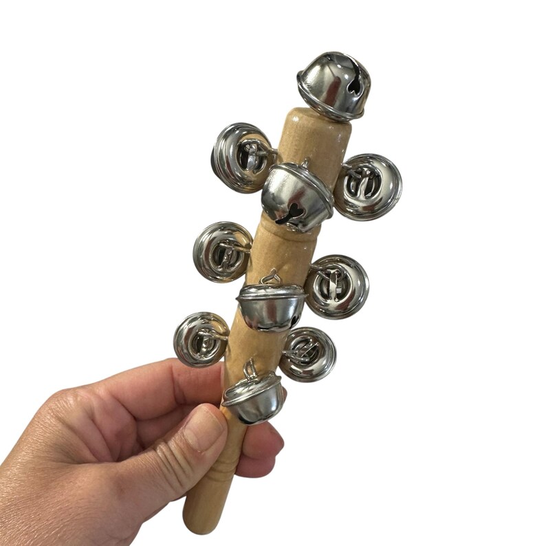 Bouncing Stick Instrument Wooden Jingle Stick – Montessori Rhythm Instrument for Kids’ Music ...