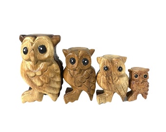 Wooden Musical Whistle Owl Wind Instrument