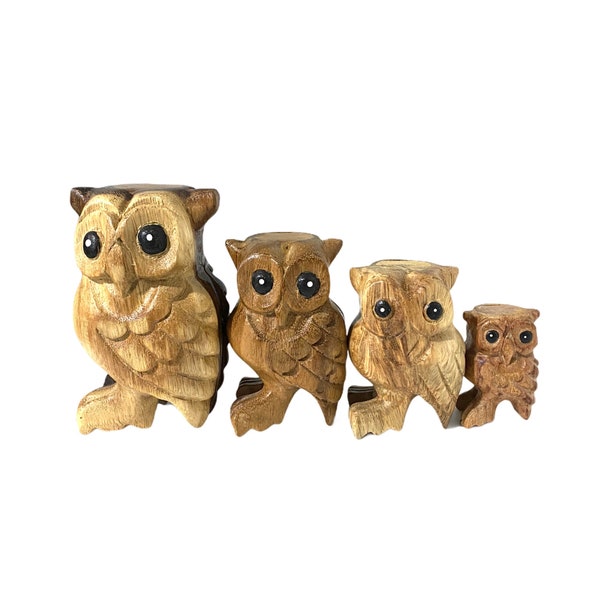 Wooden Musical Whistle Owl Wind Instrument
