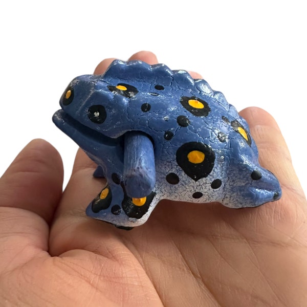 1.5" Small Stone Frog Musical  Percussion Instrument