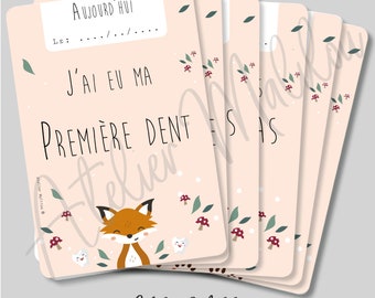 Carte Etape Bebe Etsy