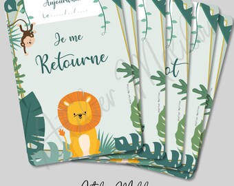 Carte Etape Bebe Etsy