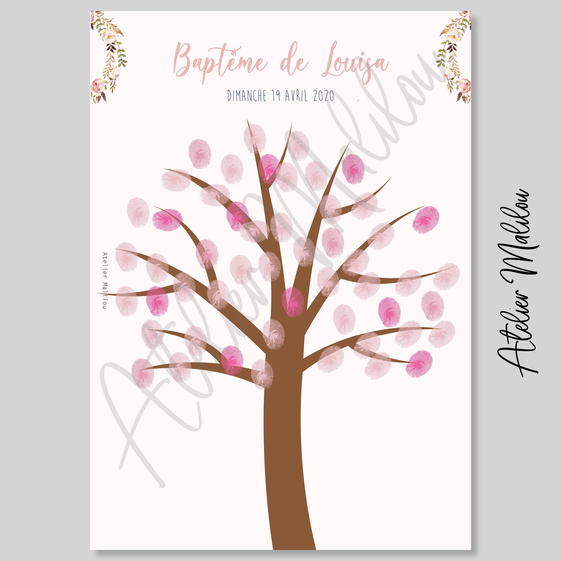 Arbre à Empreinte Baptême