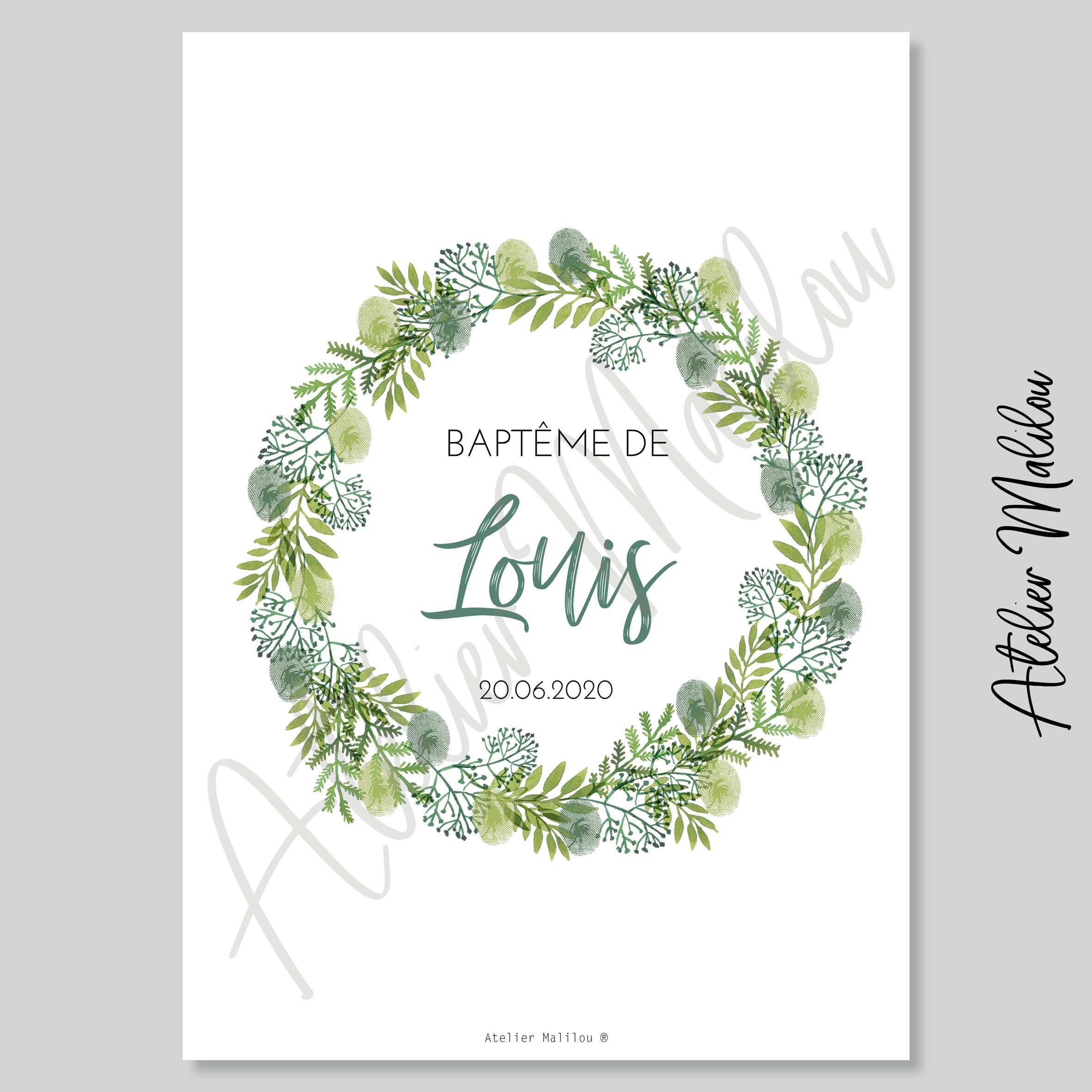 Arbre à Empreinte Baptême