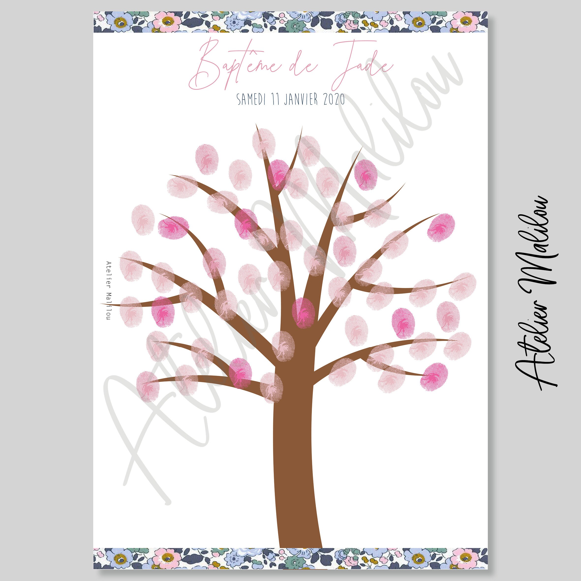 Arbre à Empreinte Baptême
