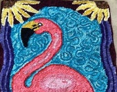 Fabulous Flamingo - Rug Hooking Pattern