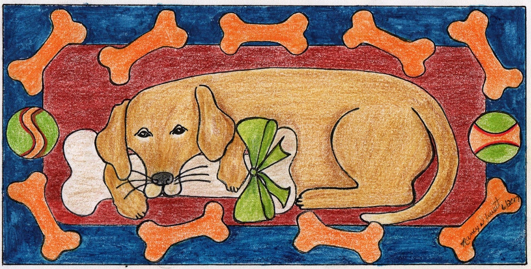 Buddy - Rug Hooking Pattern - Etsy