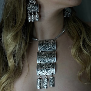 Handmade Ethnic Chic Necklace | Boho Tribal Necklace Set