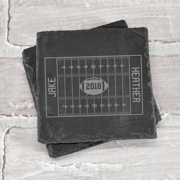 Football Coaster Etsy