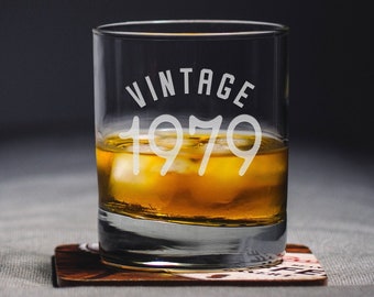 Birthday Rocks Glass | Birthday Whiskey Glass - Custom Whiskey Glass - Custom Rocks Glass - Rocks Glass - Whiskey Glass