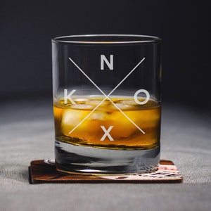 Knoxville Whiskey Glass | Knoxville Rocks Glass - Knox Whiskey Glass - Knox Rocks Glass - Knoxville Gift - Knoxville Tennessee