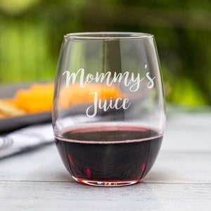 Mommy Juice Wine Glass, Waterproof Sticker, Water Bottles, Laptop –  Birdhouse Design Studio, LLC