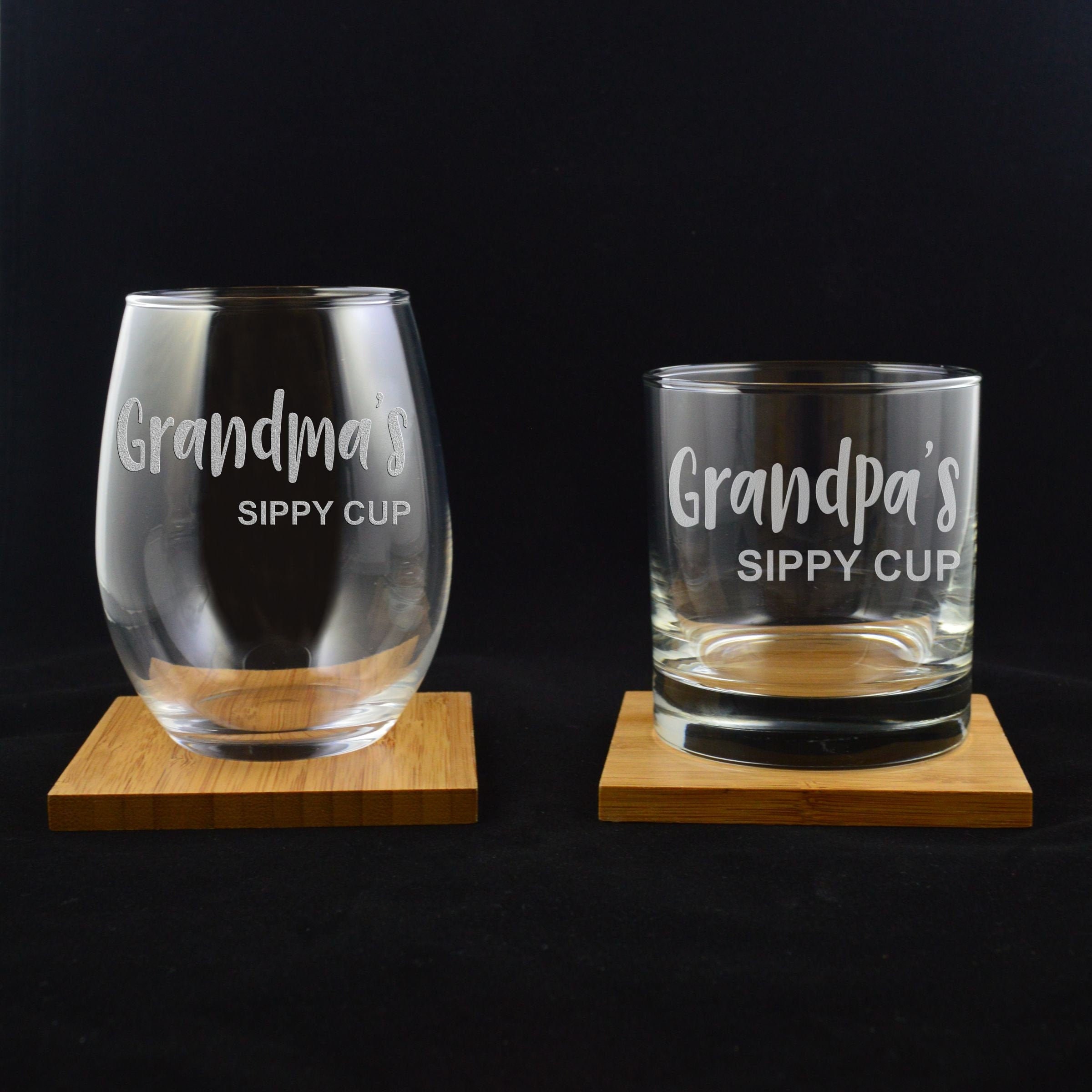 Grow Old with You™ Couple Drinking Glass Set