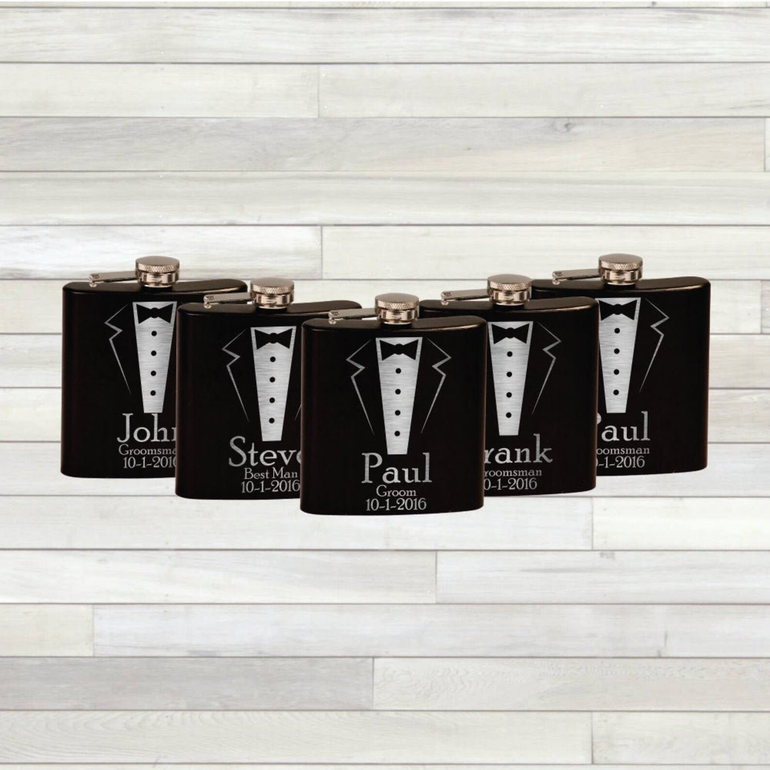 Custom Groomsmen Suit Flask Groomsmen Gift Best Man Gift Etsy