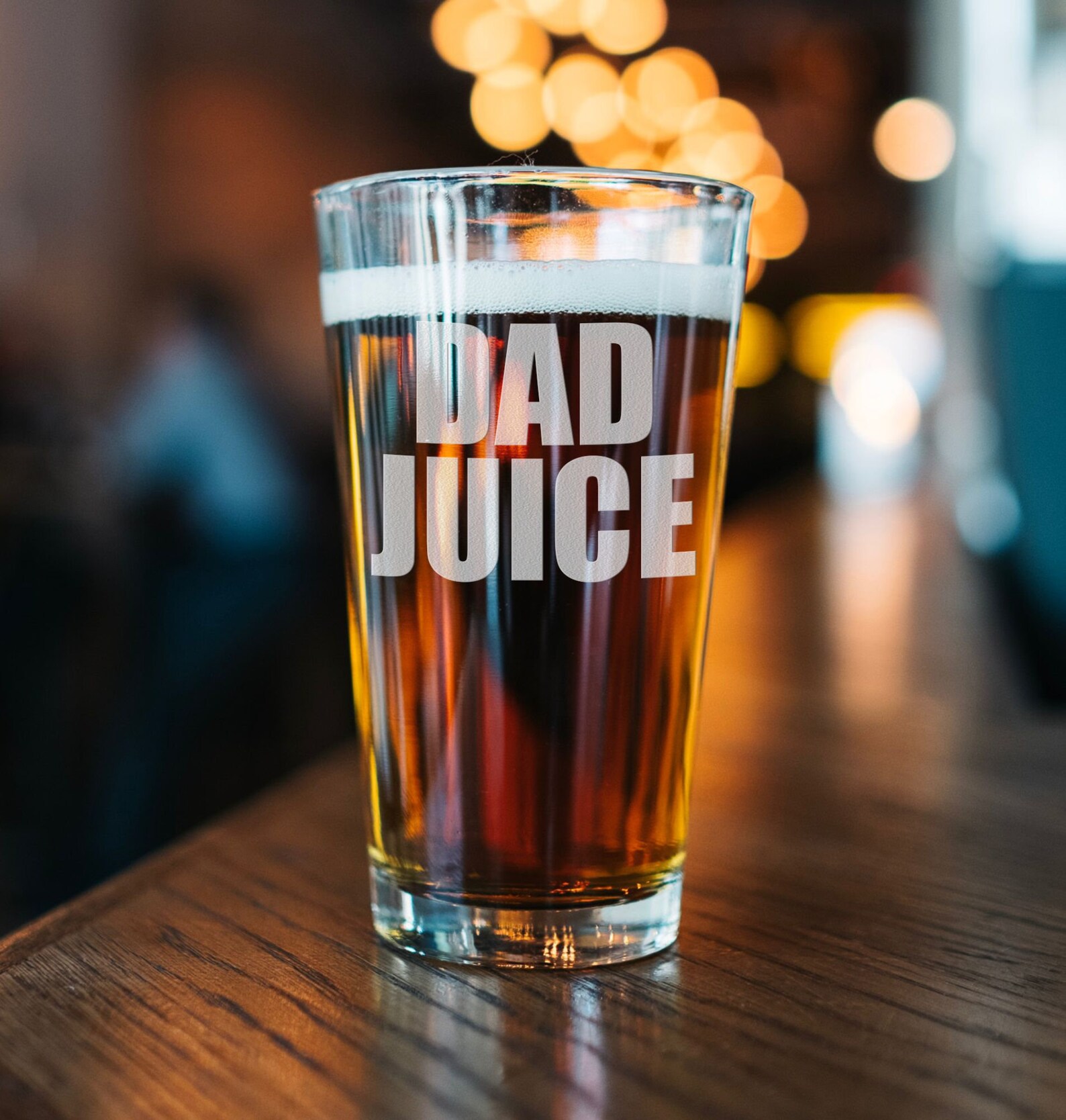 Dad Juice Beer Glass Funny Gift for Soon to Be Dad First Etsy
