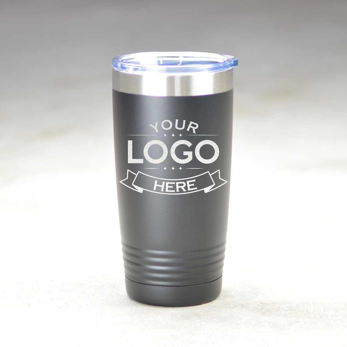Custom Business Logo Tumblers. 20 Oz Stainless Steel Insulated Etsy