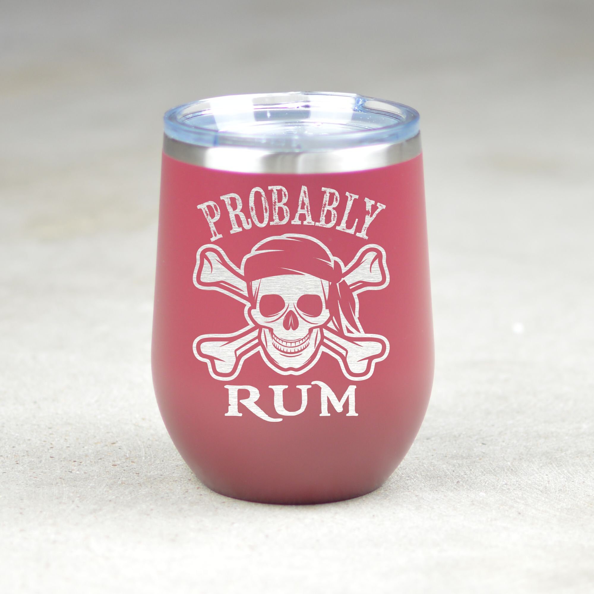 Pirate's Rum Mug. Insulated Pirate Tumbler. Pirate Life Rum Tumbler. Funny Pirate Mug. Probably Rum Portable Tumbler. Rum On The Go. Pirate