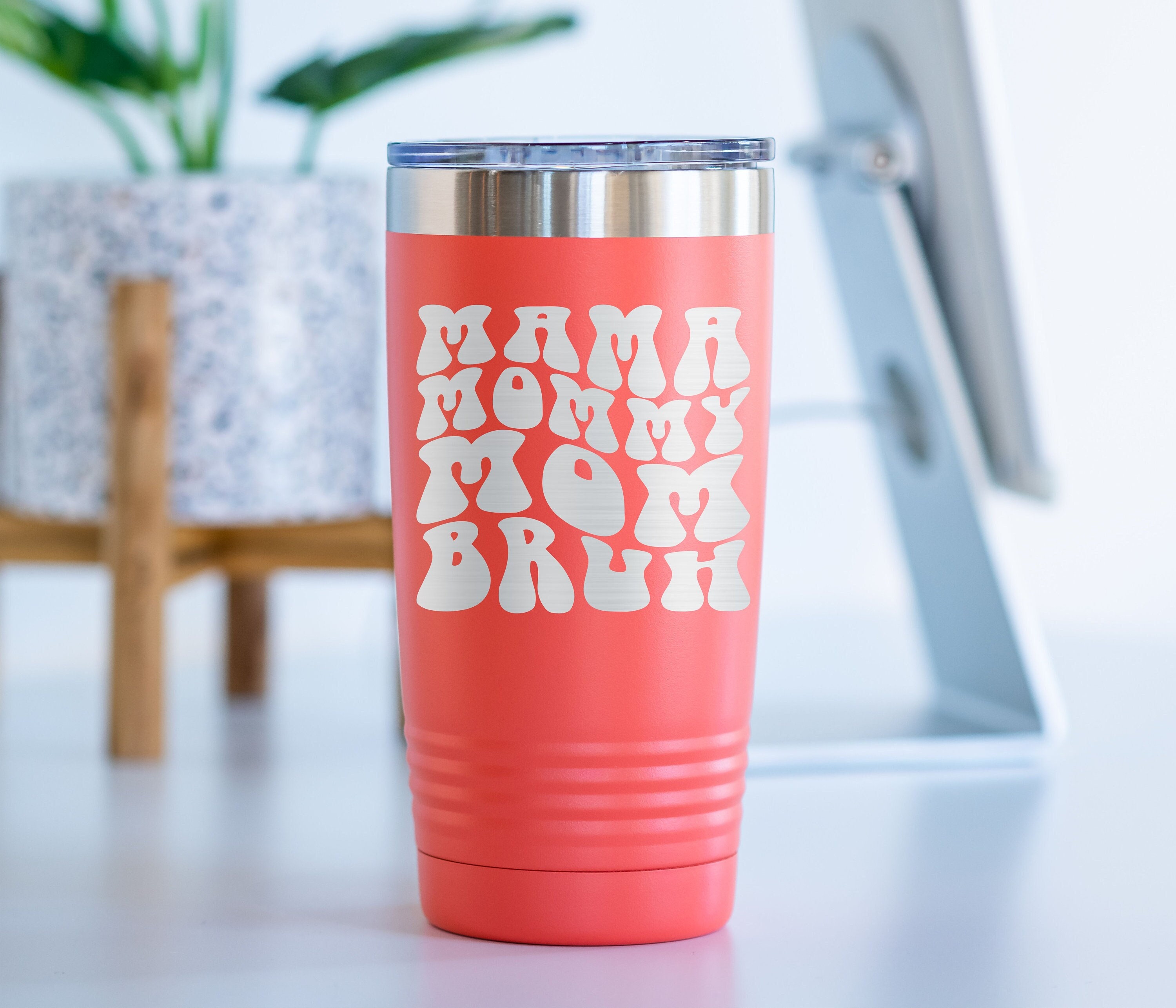 Ma Mama Mom Bruh Frosted Glass Cup Libbey Can Iced Coffee Tumbler  LIBBEYCANBRUH0520