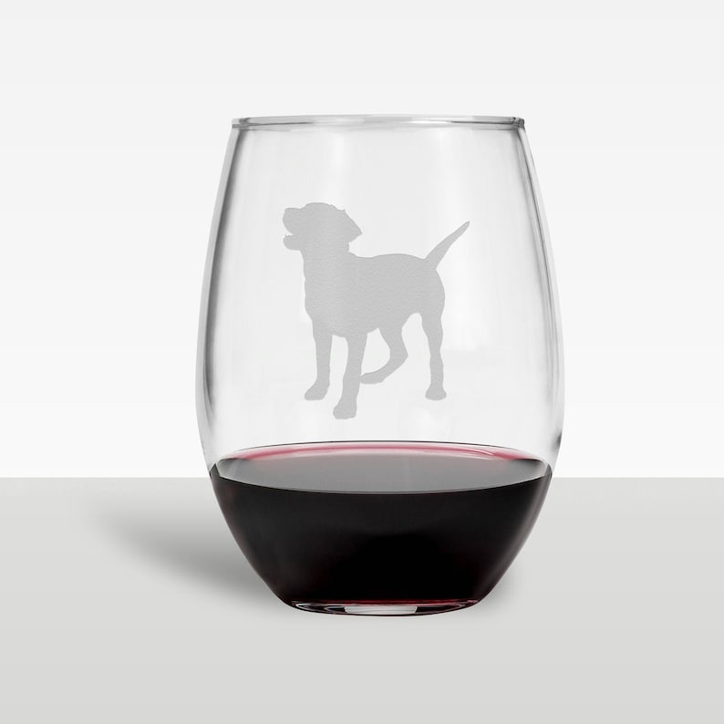 Labrador Labrador Wine Glass Dog Wine Glass Funny Wine Etsy