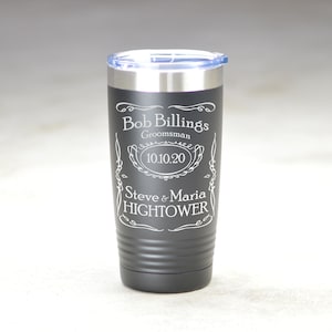 Groomsmen Gift Tumbler. Custom Groomsman Gift Custom Groomsman Set Best Man Proposal Tumbler Will You Be My Best Man Groomsman Wedding Party