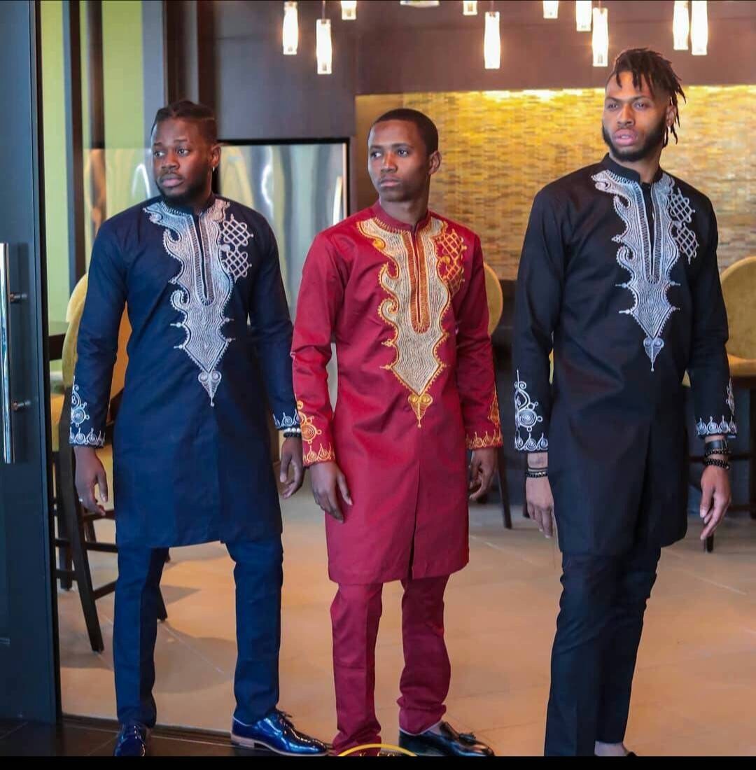 African Mens Clothing Long Sleeve,groomsmen Wedding Suit,african