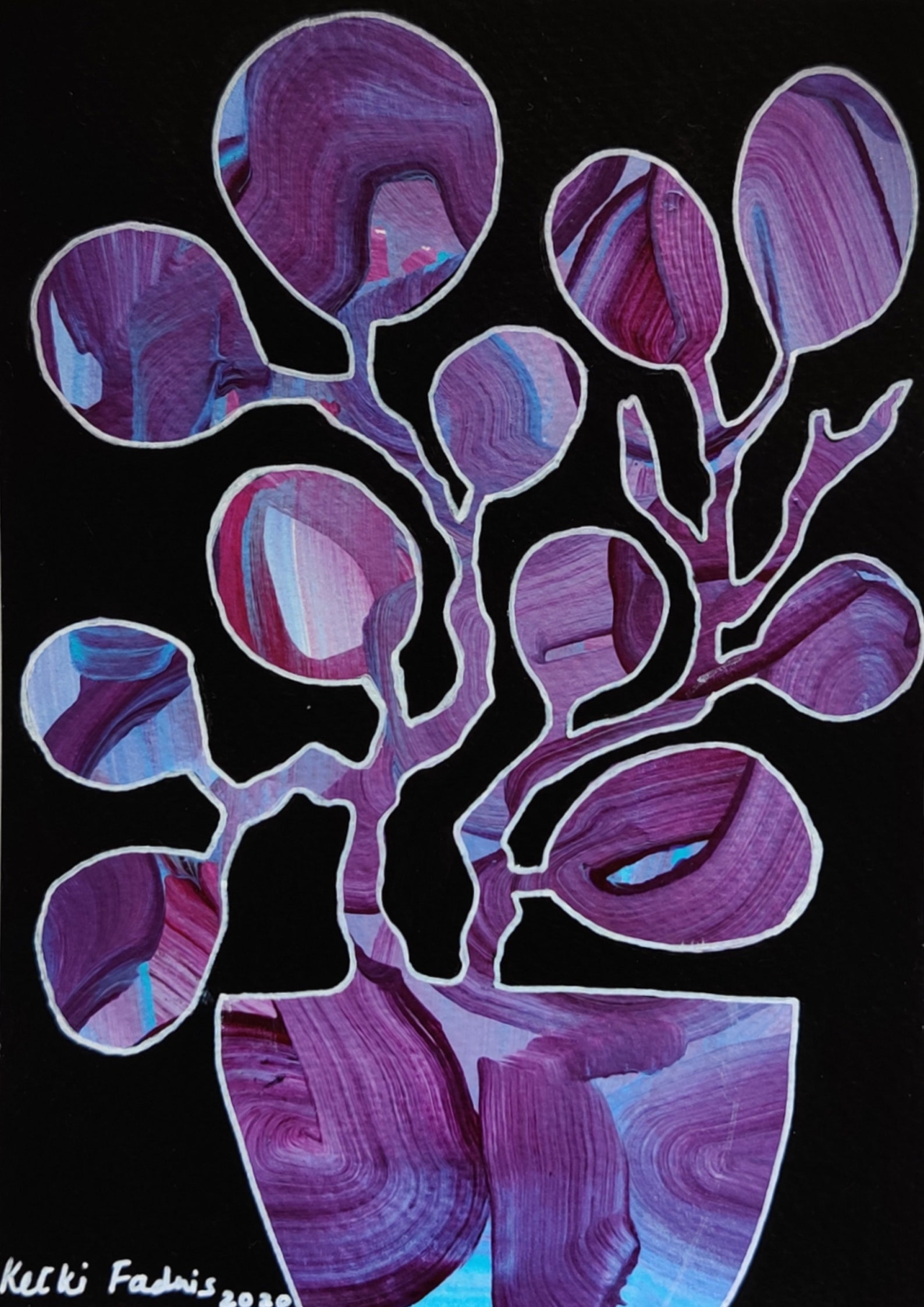 Eucalyptus 2 Original Acrylic Painting One of a Kind Art Etsy