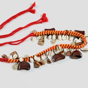 GHUNGROO WAIST RATTLE | Rattles and Shakers Set | Versatile Body Rattles for Ankles, Hands, and Waist | 100% Natural Craftsmanship