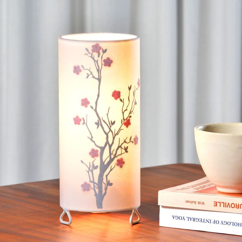 Japanese Cherry Blossom Table Lamp Handmade grass or leaf Etsy