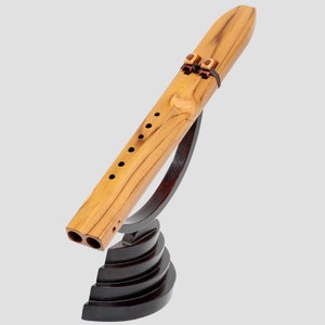 FLUTE KUZHAL NATIVE – Double | Wood Overtone Flute | Bansuri | Handcrafted High-Quality Instrument