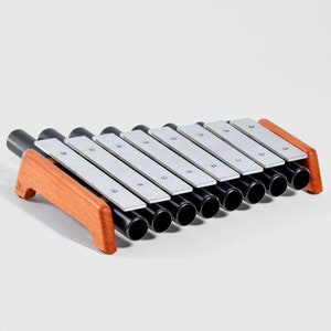 Svara Tarang 8 Bar Res 1'' Harmonic Metallophones for Musical Exploration image 1