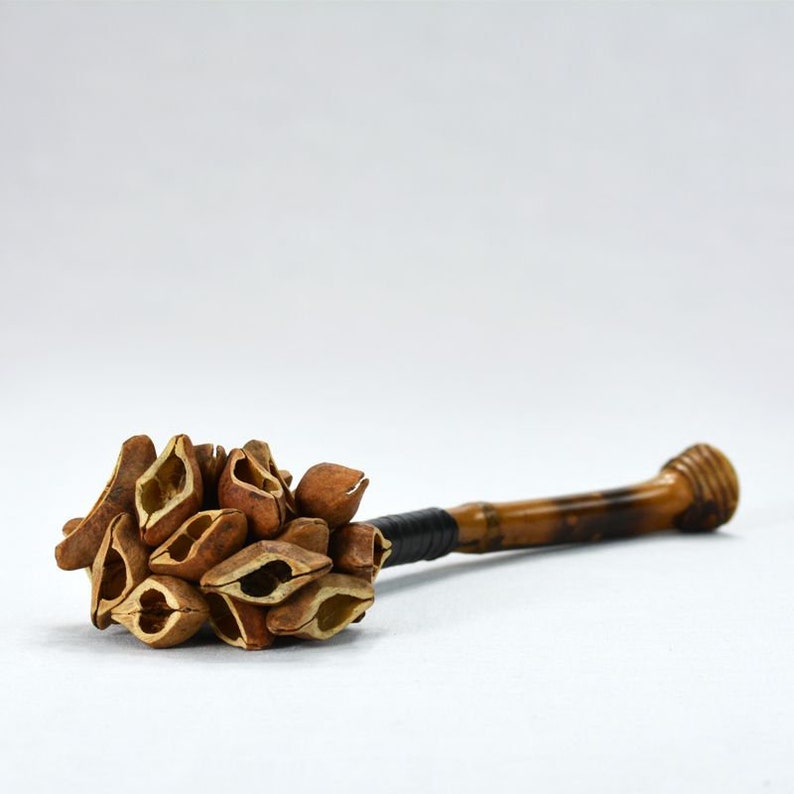 Hope Rattle Oleander Seeds Ancient Musical Instruments 100% Handcrafted Natural Rattle image 2