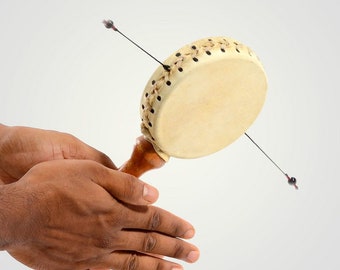 DAMRU - KUDUKUDDUPPU | Handmade Stick Drum | Dynamic Rhythmic Instrument