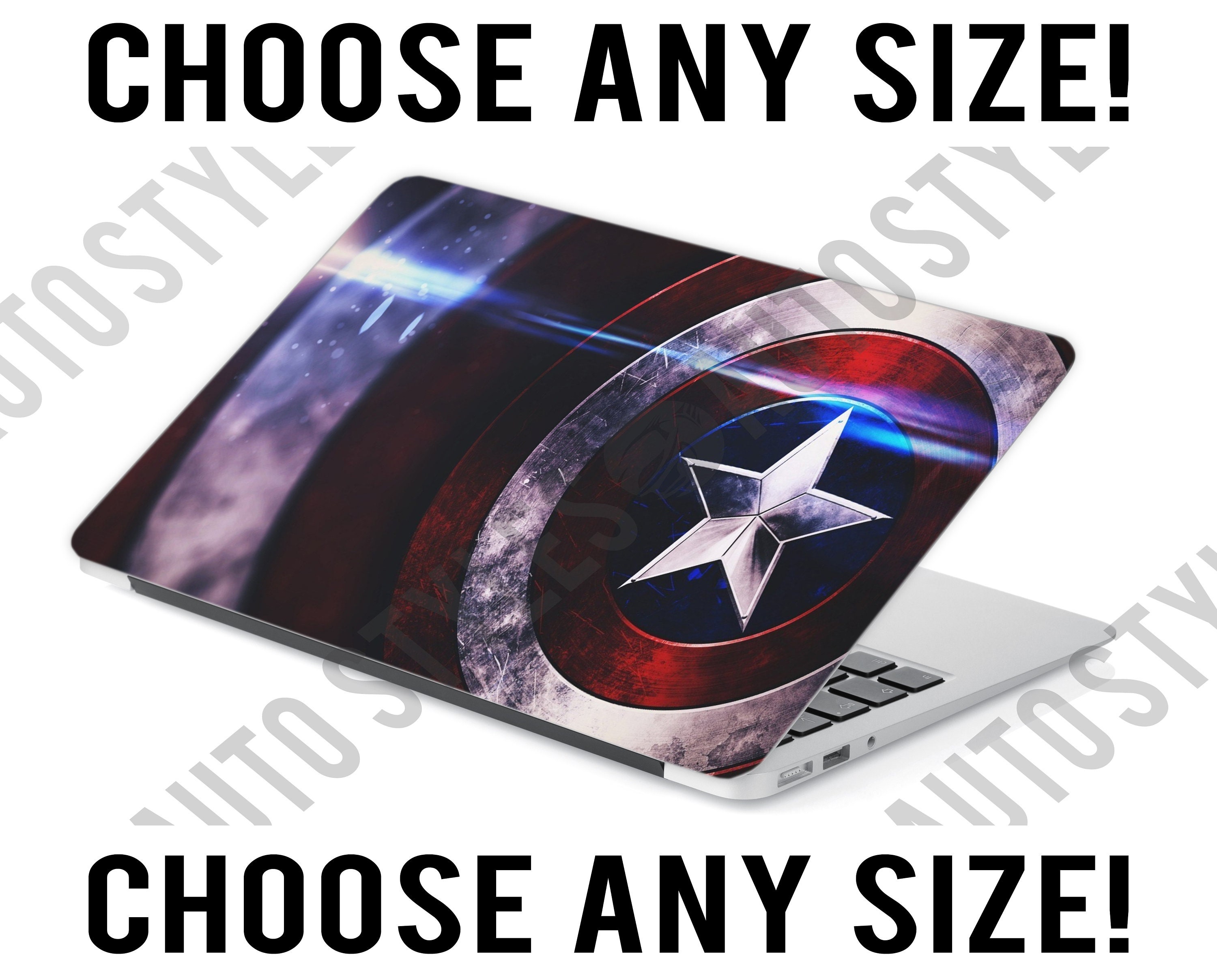 marvel laptop cover